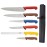 Hygiplas Colour Coded 6-Piece Chef Knife Set with Wallet