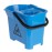 Nisbets Essentials Mop Bucket & Wringer 10Ltr Blue (3 Parts)
