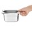 Vogue Gastronorm Tray Set with Lids 1/9 (6 Pack)