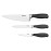 Vogue Prep Like A Pro 3-Piece Soft Grip Knife Set