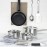 Nisbets Essentials Cook Like A Pro 4-Piece Saucepan & Frying Pan Set