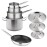 Vogue Cook Like A Pro 4-Piece Stainless Steel Cookware