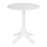 Bolero Mateo 600mm Round Café Table - White
