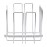 Olympia Napkin Holder with Weight 190 x 190mm