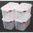 Araven Polypropylene 1/4 Gastronorm Food Containers 4.3Ltr (4 Pack)
