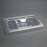 Vogue Polycarbonate 1/4 Gastronorm Lid Clear