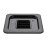 Vogue Polycarbonate 1/6 Gastronorm Lid Black