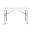 Bolero PE Rectangular Folding Table White 4ft (Single)