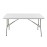 Bolero PE Rectangular Folding Table White 5ft (Single)