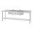 Vogue Stainless Steel Double Sink with Double Drainer 2400mm