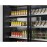 Zoin Cervinho Multideck Display Black with Sliding Doors 1000mm