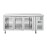 Polar U-Series 3 Door Counter with Glass Doors