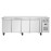 Polar U-Series Four Door Counter Fridge with Upstand 553Ltr