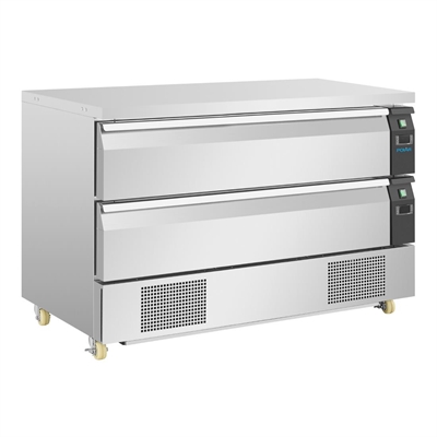 Polar U-Series Double Drawer Dual Temperature Counter Fridge 6xGN