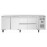 Polar U-Series Counter Fridge 4 Drawers & 2 Door