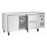 Polar U-Series 2 Door & 2 Drawer Counter Fridge 242Ltr