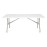 Bolero Rectangular Folding Table 6ft White
