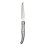 Laguiole Serrated Steak Knife Stainless Steel Handle (6 Pack)