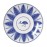 William Edwards Sultan's Garden Blue Espresso Saucers Fits AND0112 (12 Pack)