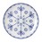 William Edwards Sultan's Garden Blue Plates Coupe 210mm (12 Pack)