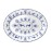 William Edwards Sultan's Garden Blue Oval Trays Misc 350mm (6 Pack)