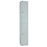 Elite Double Door Padlock Locker with Sloping Top Grey