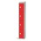 Elite Four Door Manual Combination Locker Locker Red with Sloping Top