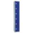 Elite Six Door Padlock Locker with Sloping Top Blue