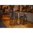 Bolero Pre-drilled Square Tabletop Dark Brown 700mm