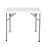 Bolero HDPE Square Folding Table 3ft White (Single)